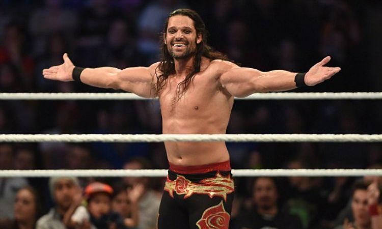 An old picture of Cassandra Leppan's husband Raymond Leppan in his ring persona Adam Rose.